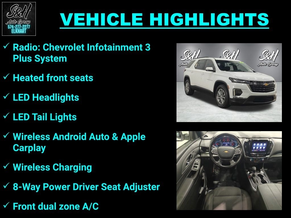 Used 2022 Chevrolet Traverse LT SUV