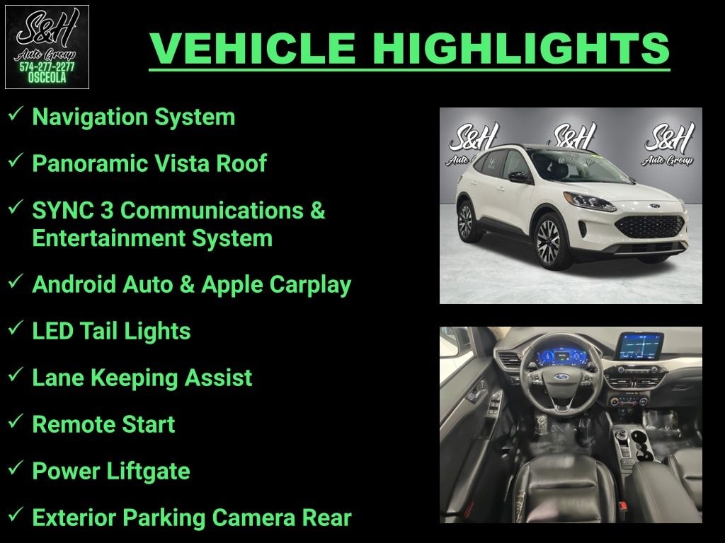 Used 2020 Ford Escape SE Sport Hybrid SUV