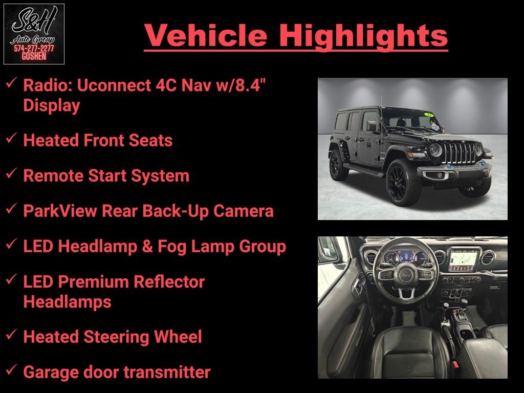 Used 2023 Jeep Wrangler Sahara 4xe SUV