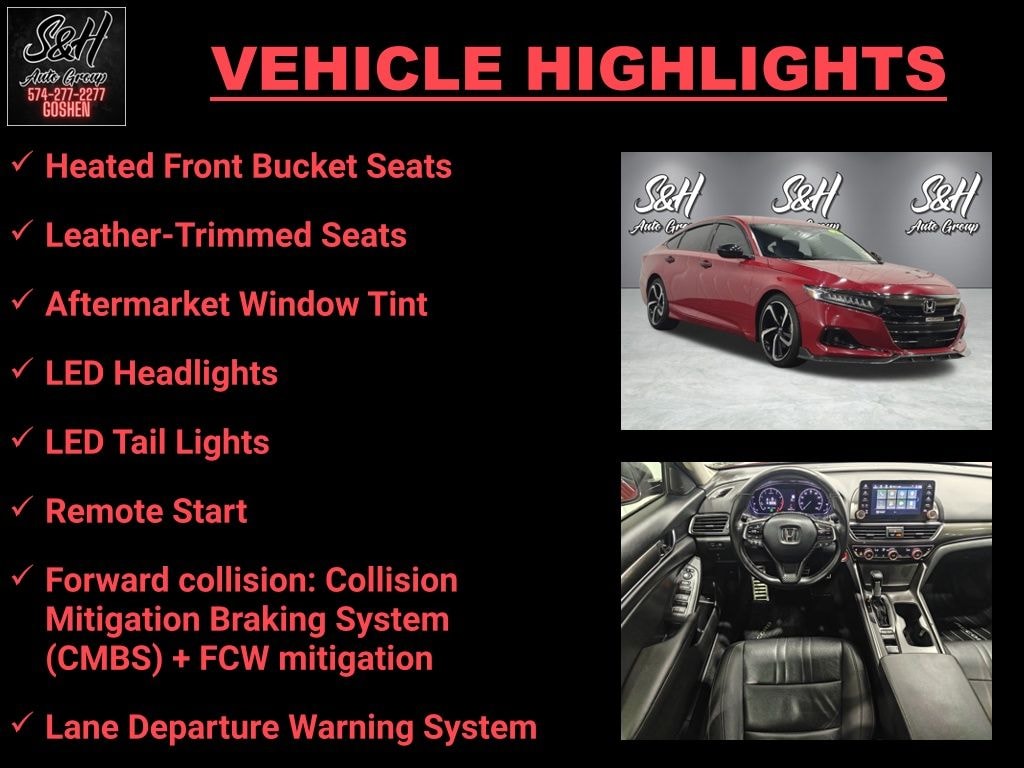Used 2021 Honda Accord Sport Special Edition Sedan