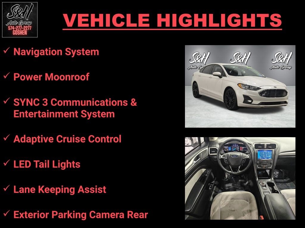 Used 2020 Ford Fusion SE Sedan