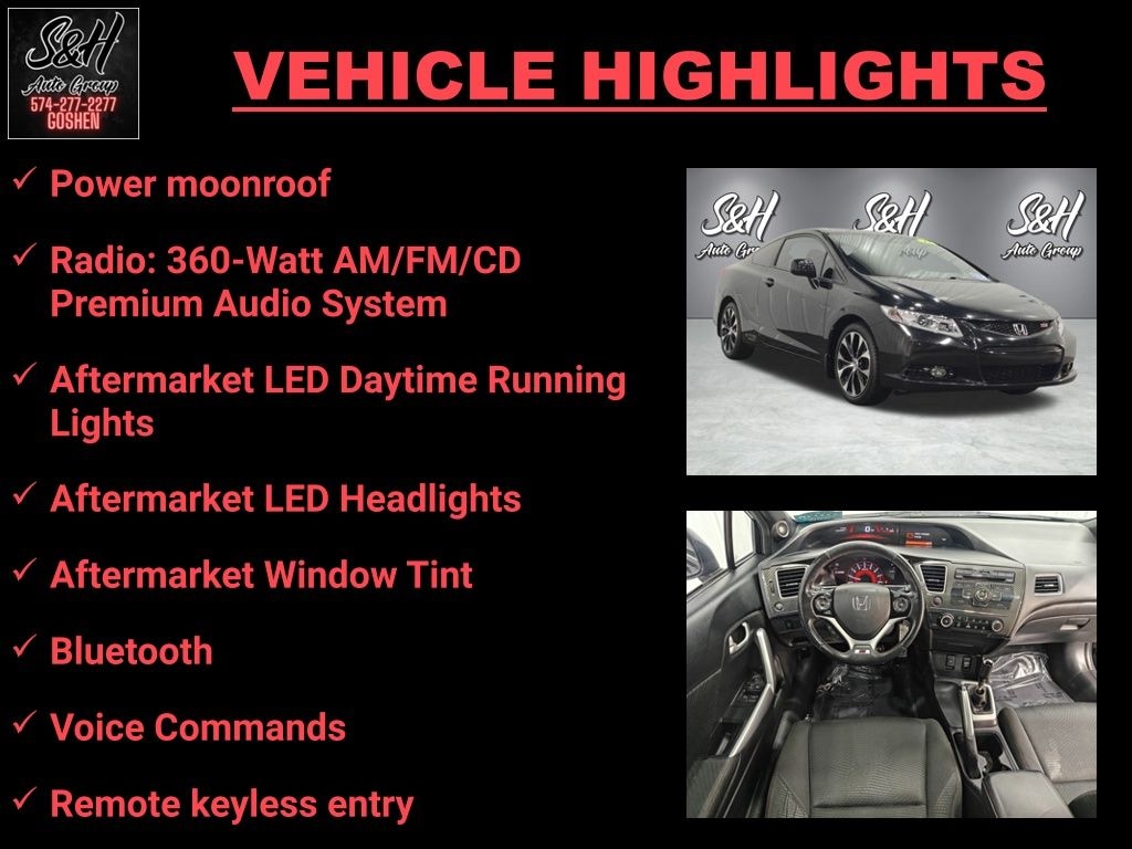 Used 2013 Honda Civic Si Coupe