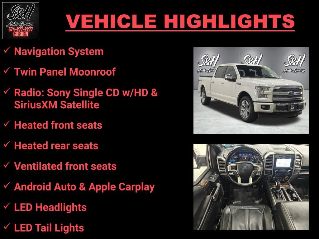 Used 2017 Ford F-150 Platinum Truck