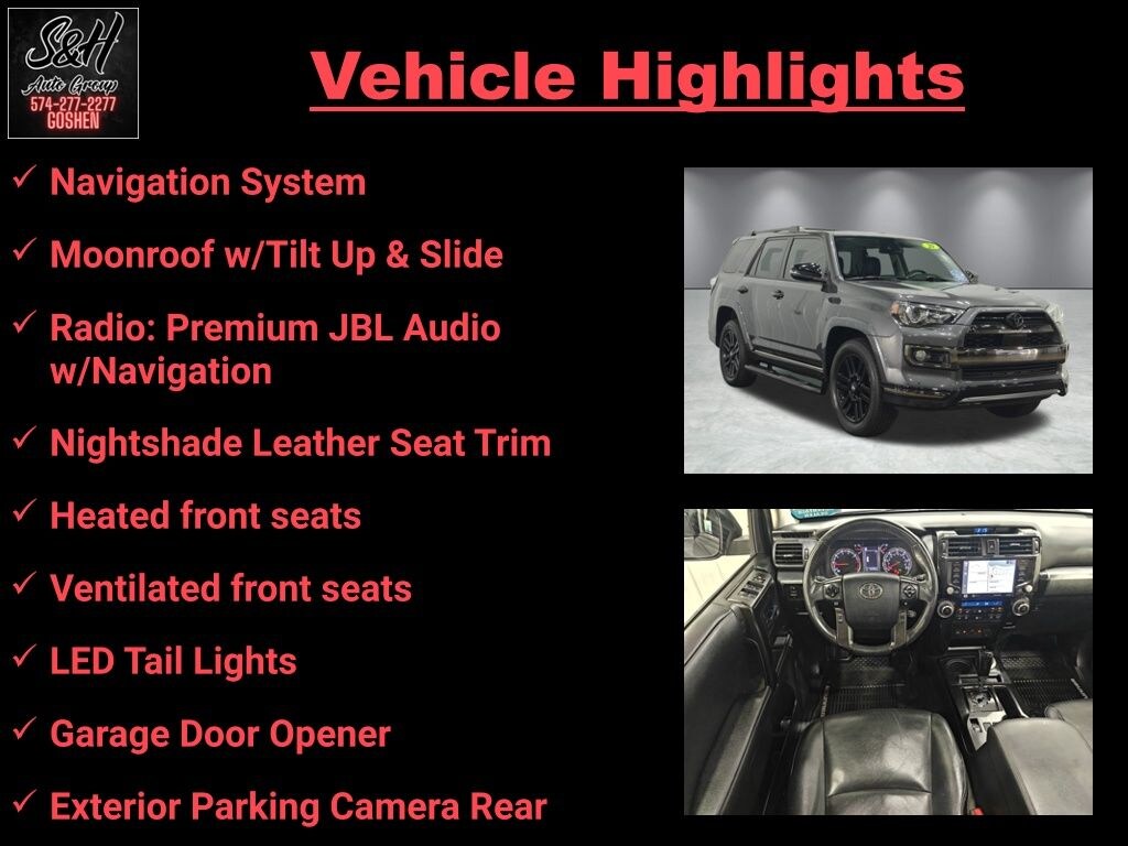 Used 2020 Toyota 4Runner Nightshade SUV