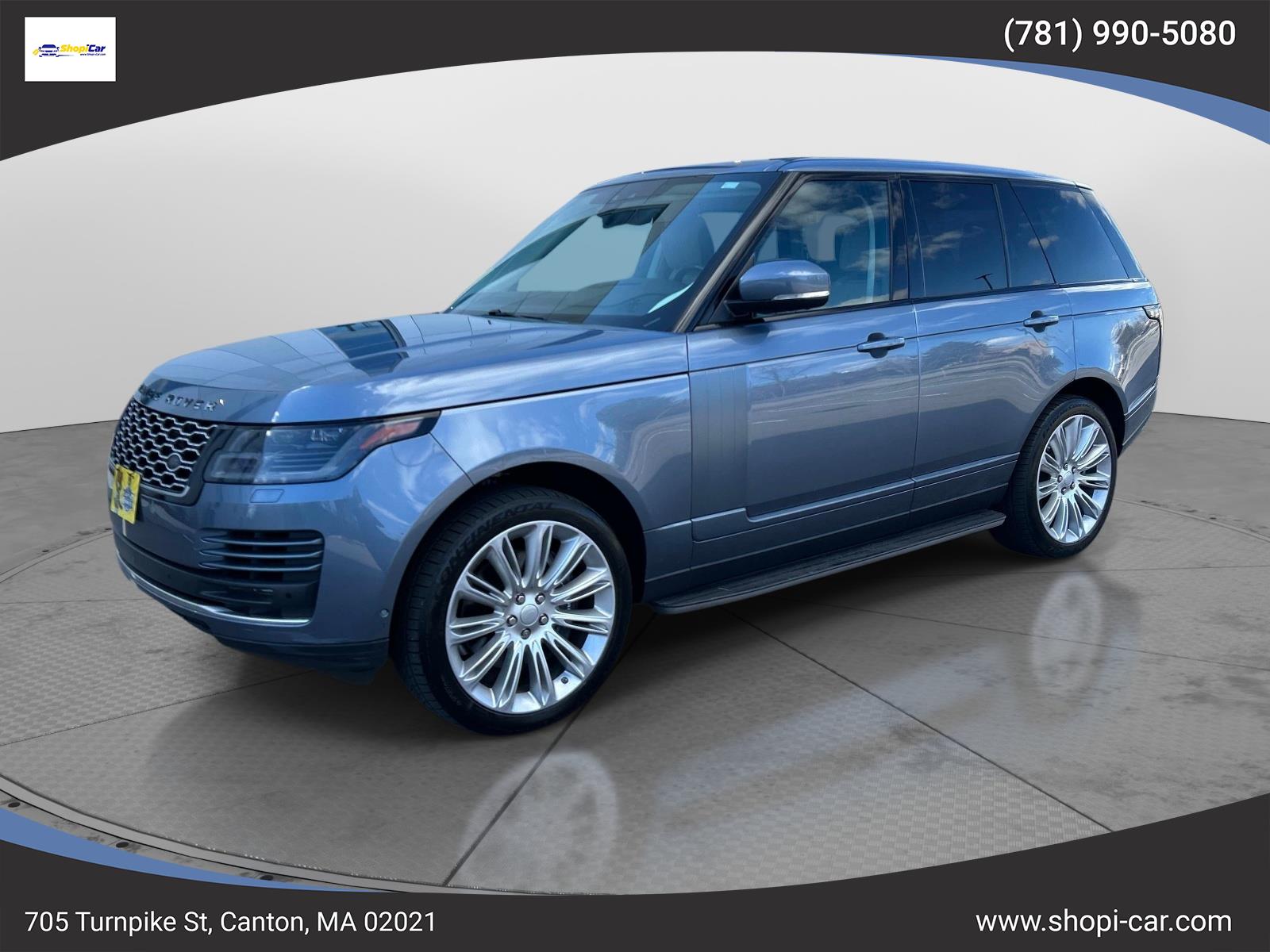 Blue 2019 Land Rover Range Rover V6 HSE 4WD SUV / Crossover All-Wheel Drive 8-Speed Automatic