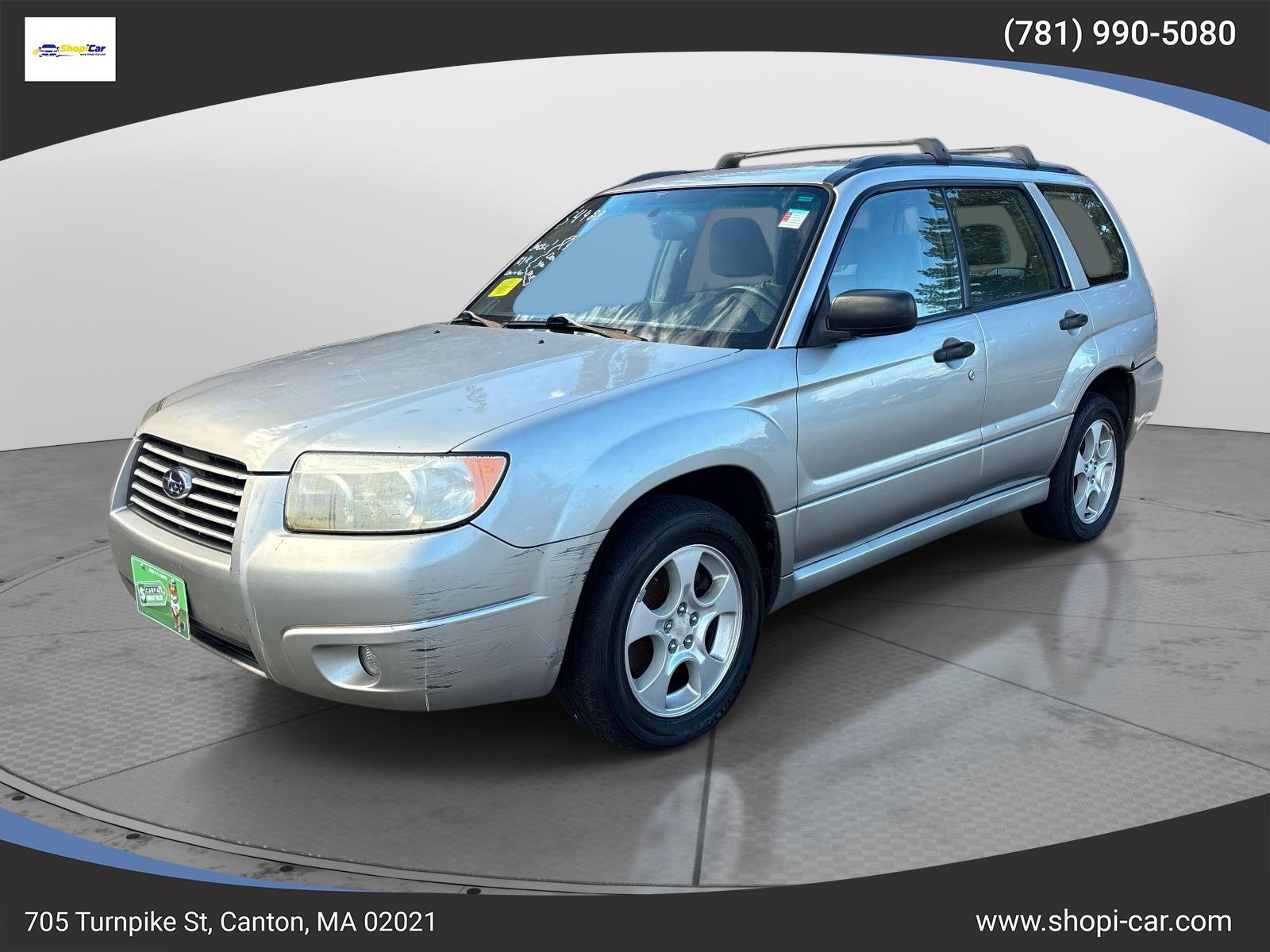 Silver 2006 Subaru Forester 2.5 X SUV / Crossover All-Wheel Drive Automatic