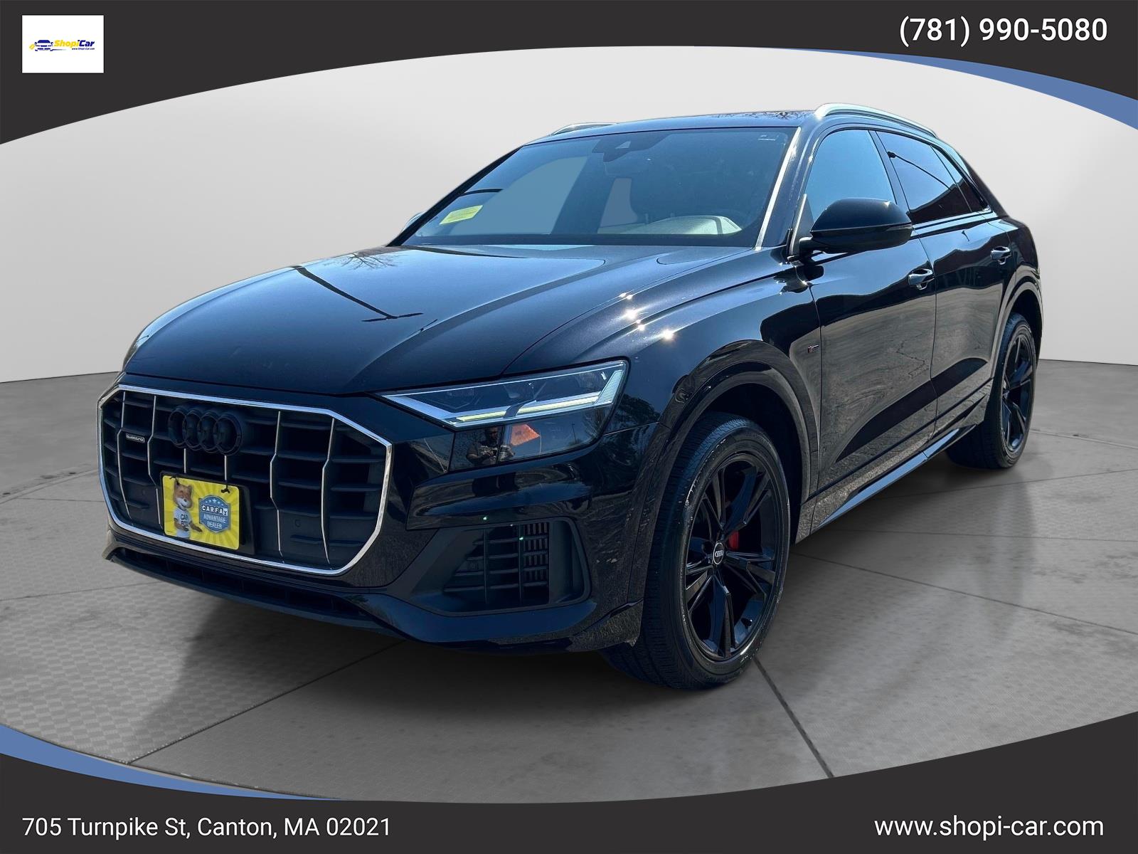 Black 2019 Audi Q8 quattro Premium 55 TFSI SUV / Crossover All-Wheel Drive Automatic