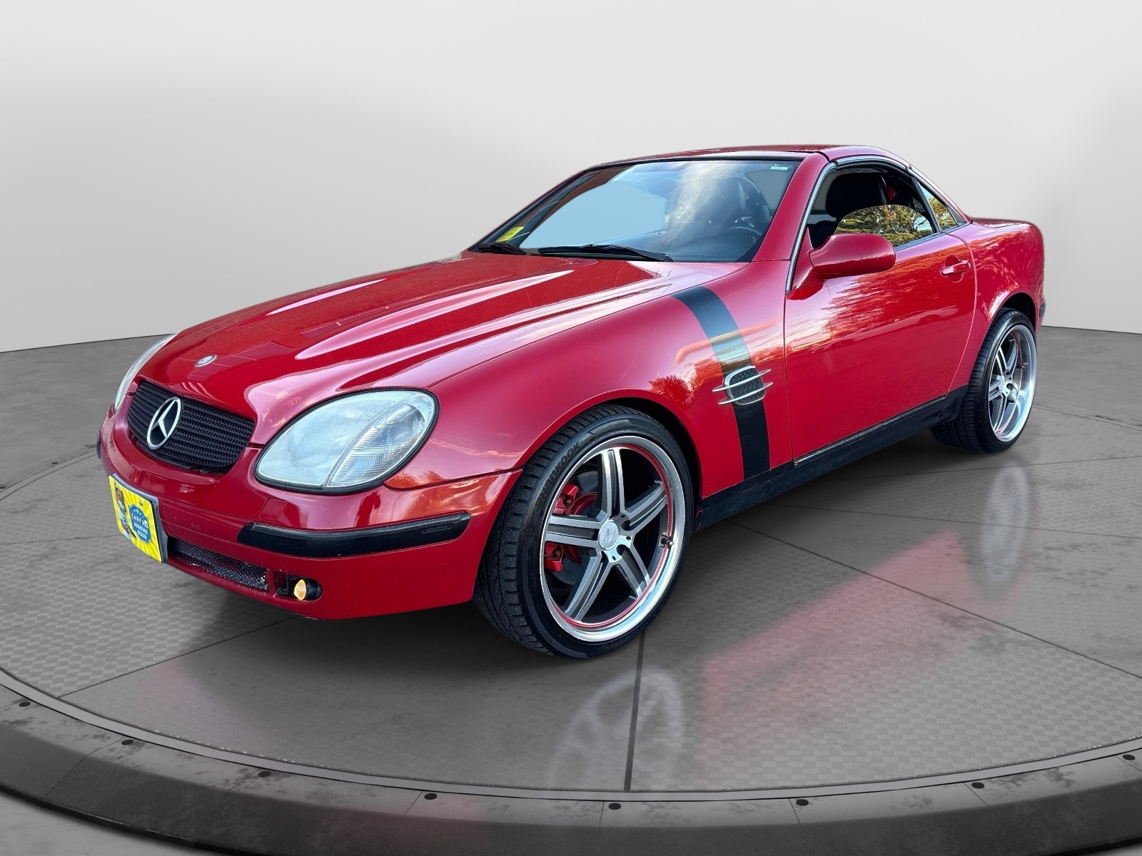 Red 1998 Mercedes-Benz SLK 230 Supercharged Convertible Rear-Wheel Drive Automatic