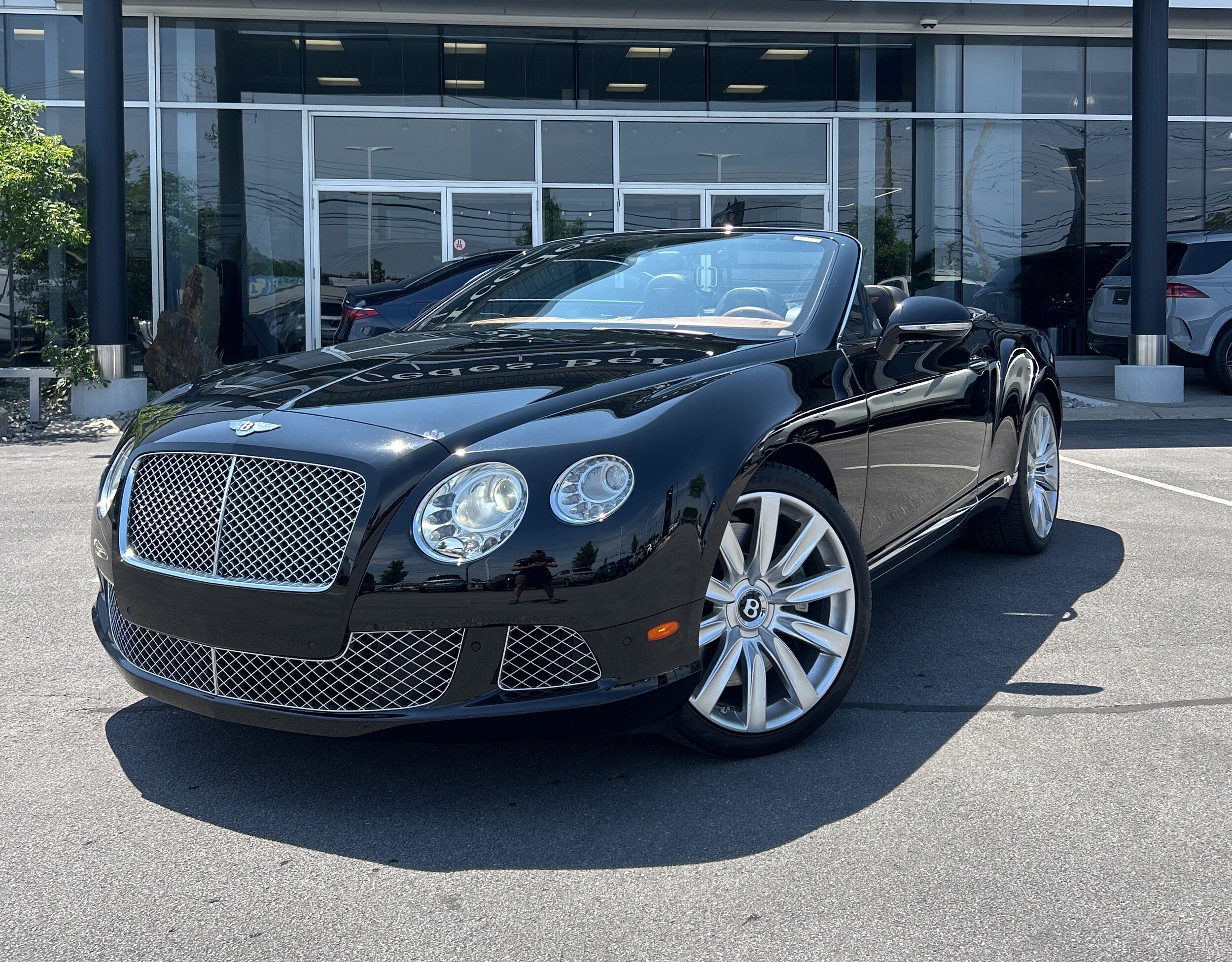 Black 2012 Bentley Continental GTC W12 AWD Convertible All-Wheel Drive Automatic