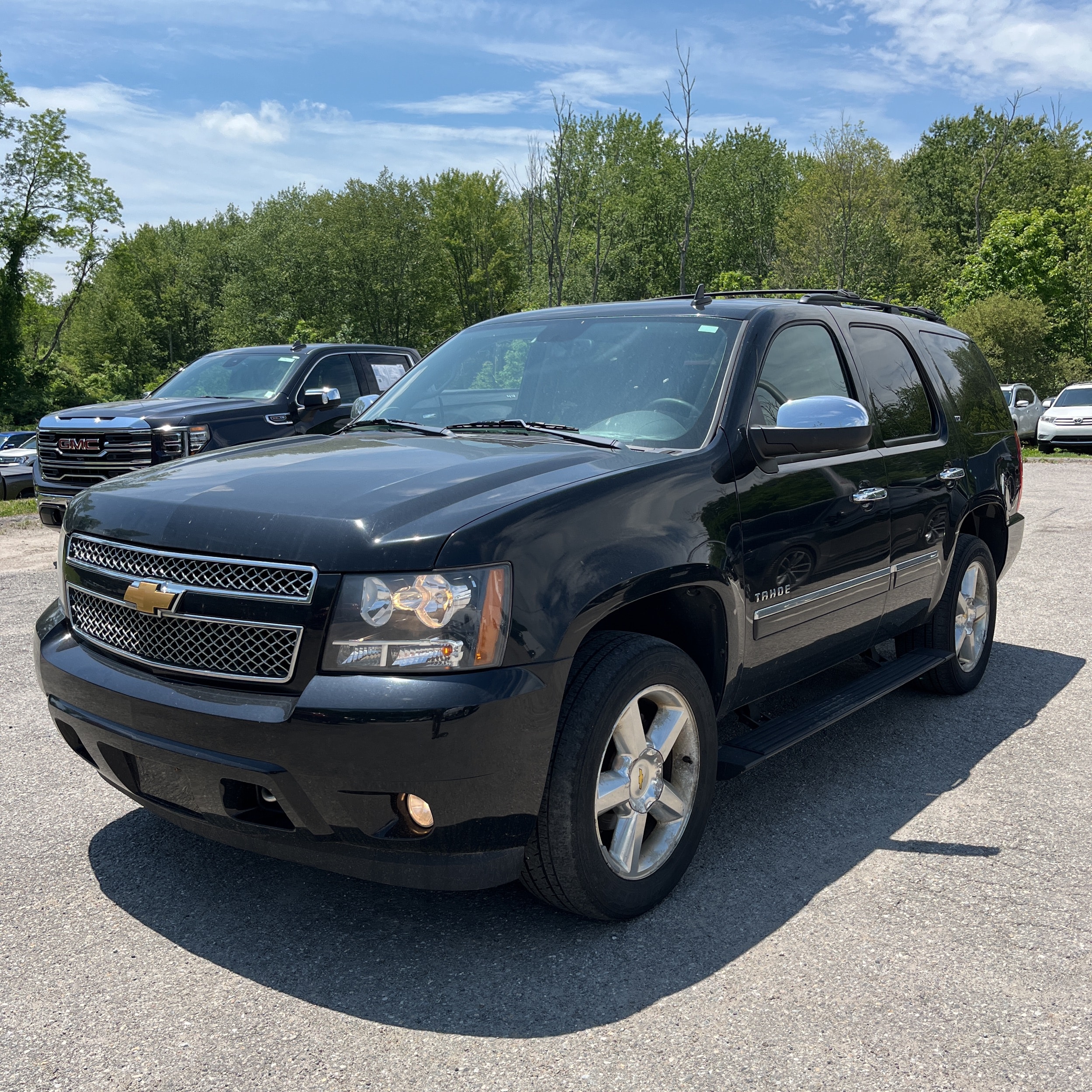 Black 2012 Chevrolet Tahoe LTZ 4WD SUV / Crossover Four-Wheel Drive Automatic