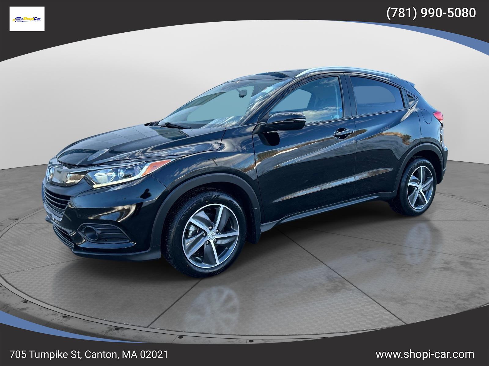 Crystal Black Pearl 2022 Honda HR-V EX FWD SUV / Crossover Front-Wheel Drive Automatic