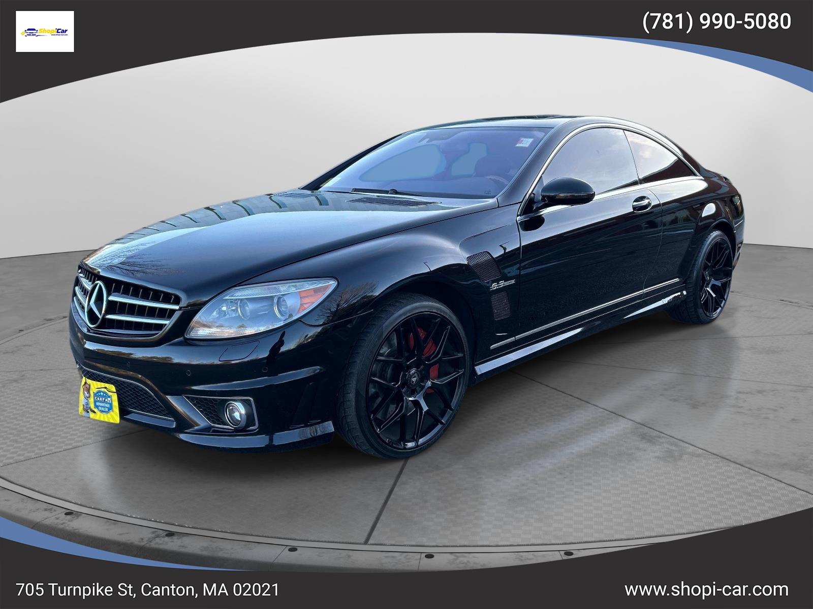 Black 2008 Mercedes-Benz CL-Class CL 63 AMG Coupe Rear-Wheel Drive Automatic