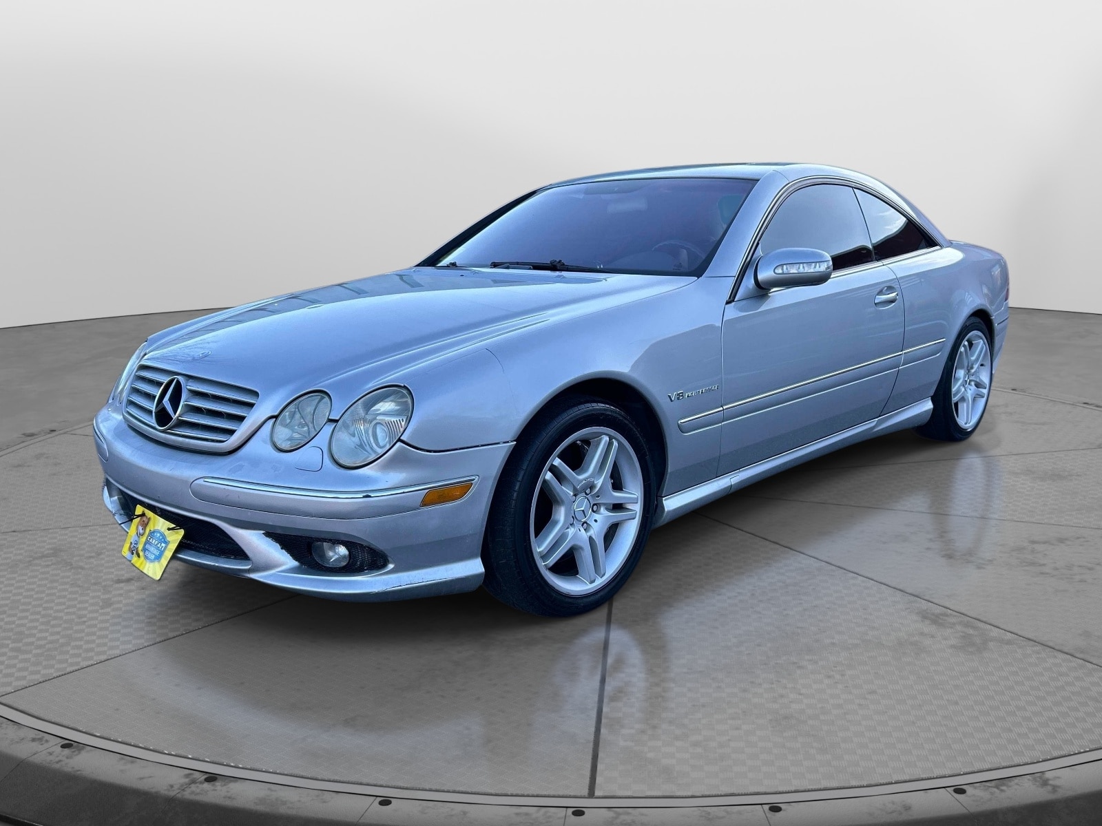 Silver 2003 Mercedes-Benz CL-Class CL 55 AMG Coupe Rear-Wheel Drive Automatic