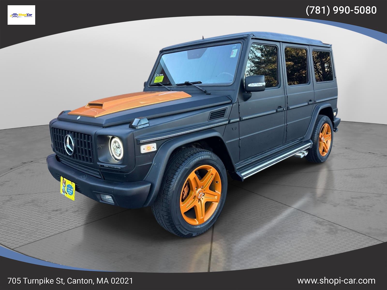 Black 2003 Mercedes-Benz G-Class G 500 4MATIC SUV / Crossover All-Wheel Drive Automatic