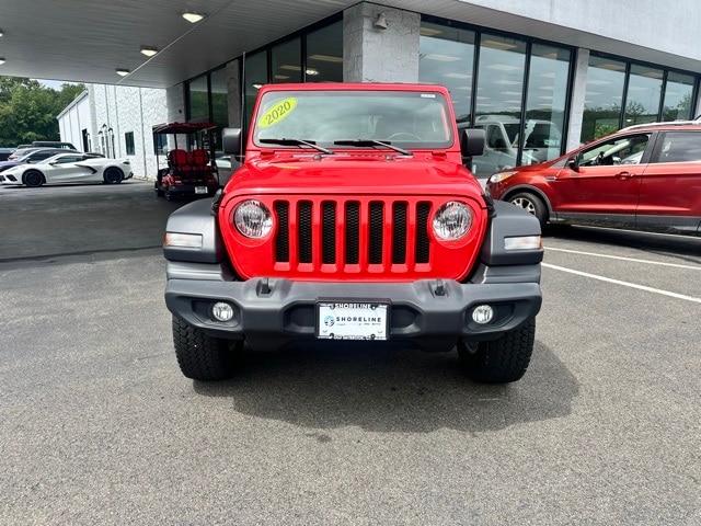 Used 2020 Jeep Wrangler Unlimited Sport S with VIN 1C4HJXDGXLW286280 for sale in Old Saybrook, CT