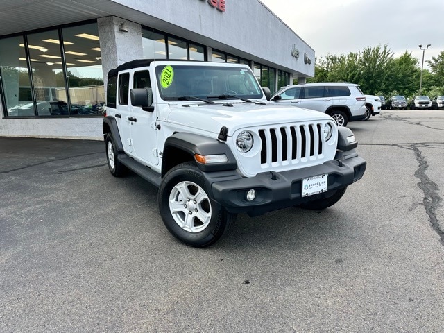 Used 2021 Jeep Wrangler Unlimited Sport S with VIN 1C4HJXDN1MW555573 for sale in Old Saybrook, CT