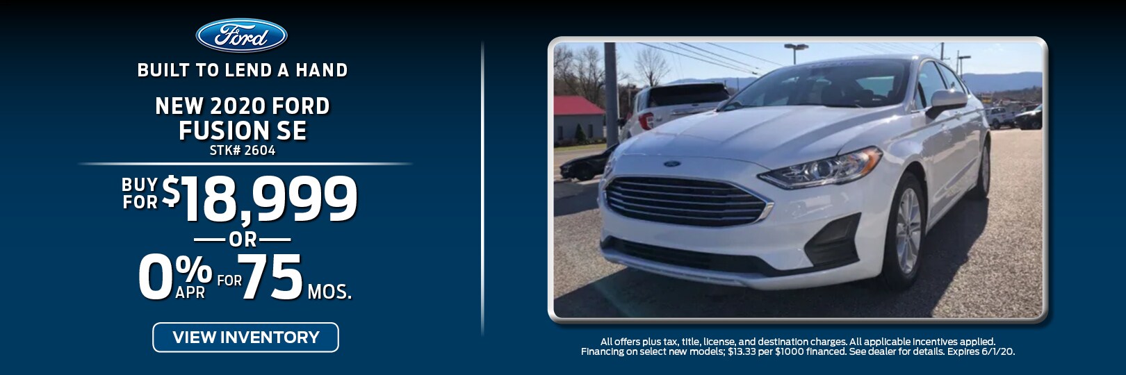 Ford Fusion Deals, Leases, And Specials In La Follette, TN Short