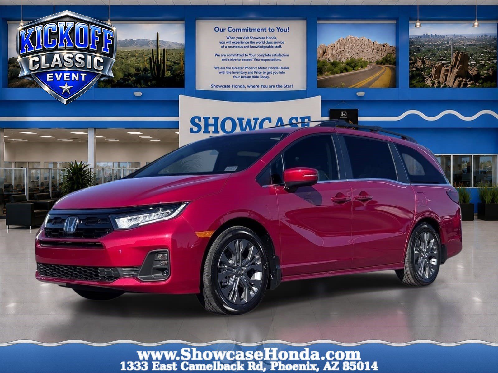 Radiant Red II 2026 Honda Odyssey Minivan Front-Wheel Drive Automatic