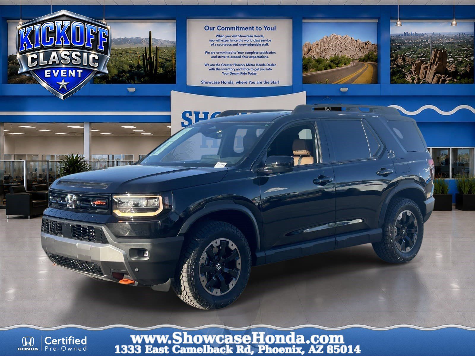 Crystal Black Pearl 2026 Honda Passport SUV / Crossover All-Wheel Drive Automatic