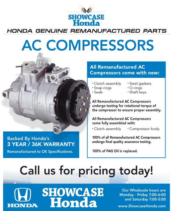 Honda parts deal