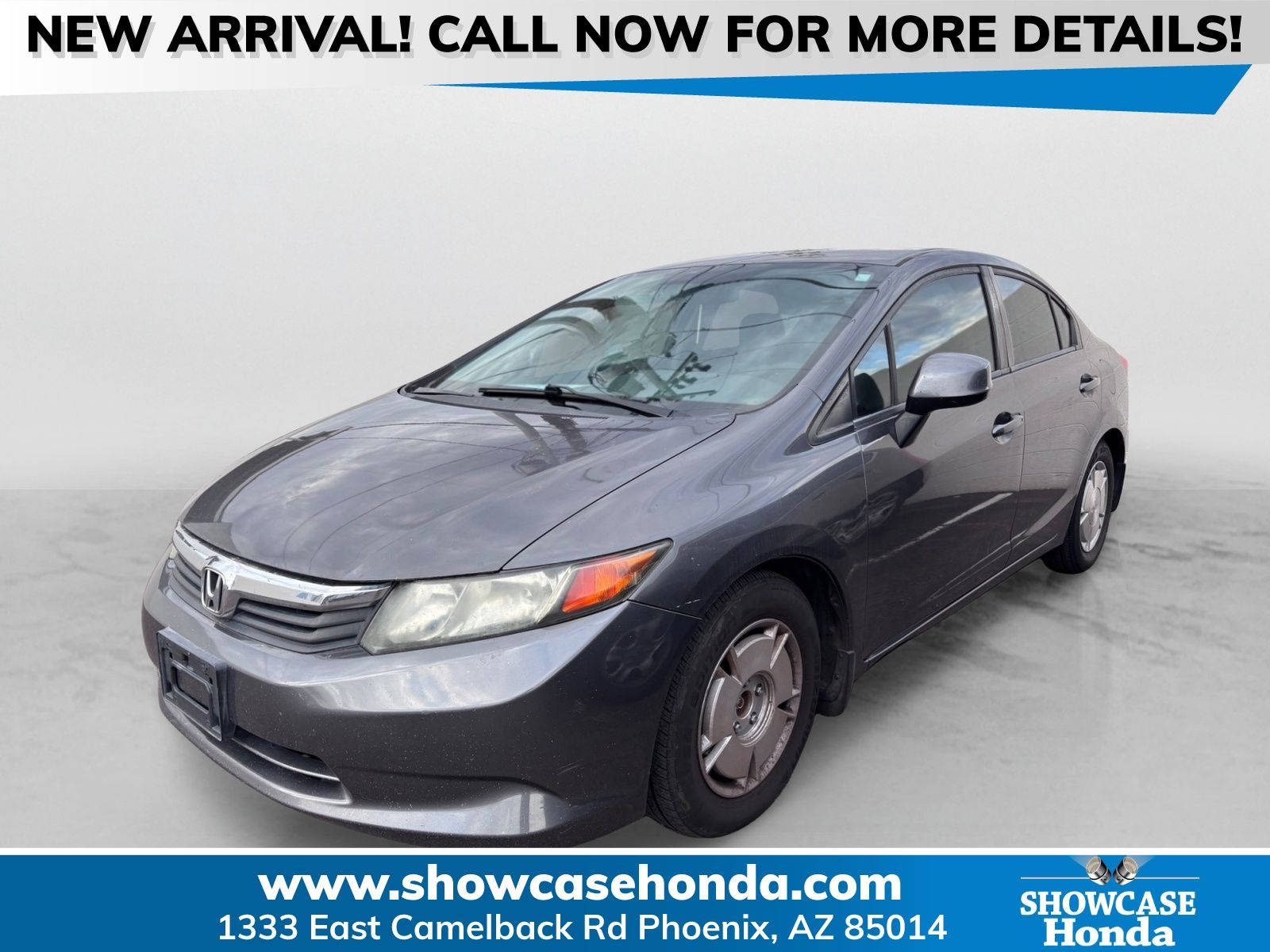 Grigio Metallic 2012 Honda Civic Sedan Front-Wheel Drive 5-Speed Automatic