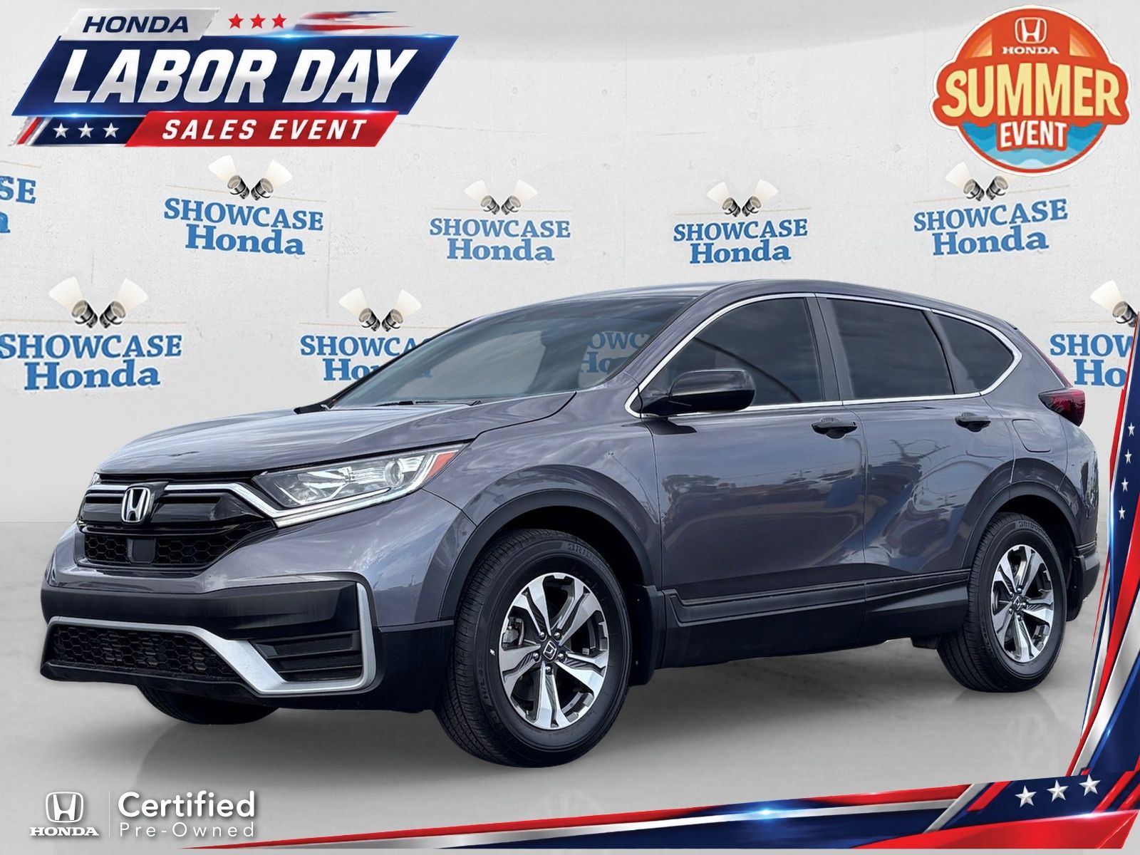 Gray (Modern Steel) 2021 Honda CR-V SUV / Crossover Front-Wheel Drive Continuously Variable Transmission