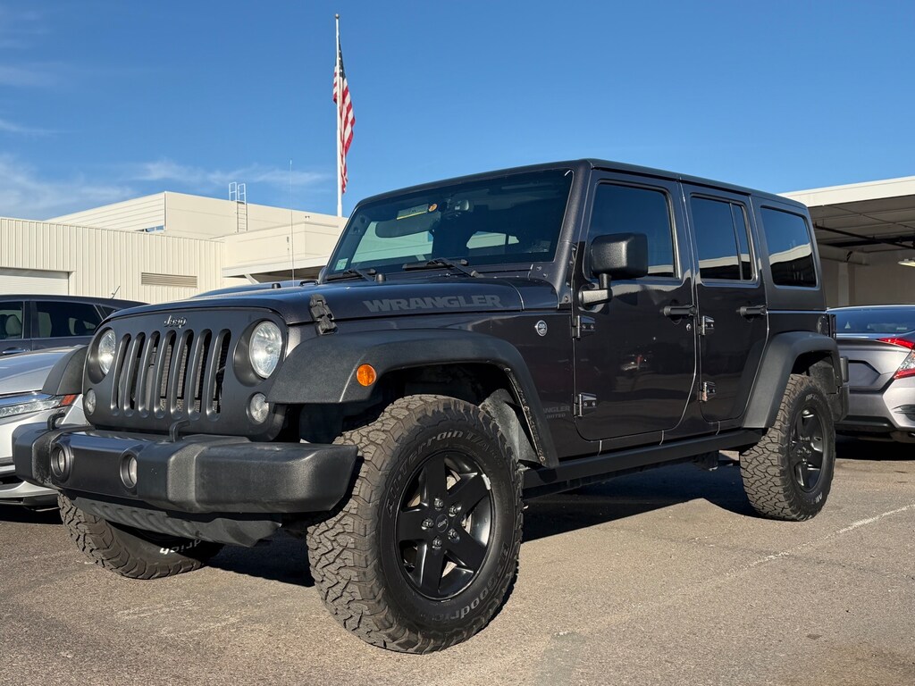 Used 2017 Jeep Wrangler JK Unlimited Sport 4x4 SUV