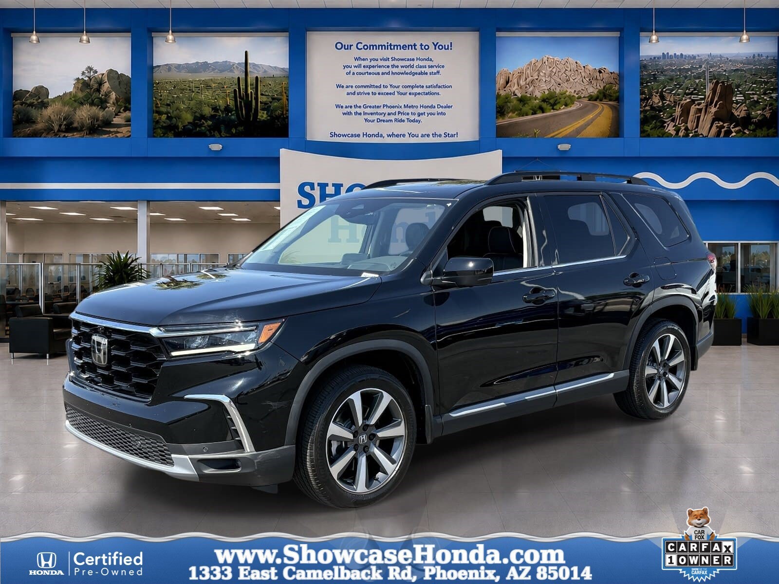 Crystal Black Pearl 2025 Honda Pilot SUV / Crossover All-Wheel Drive Automatic