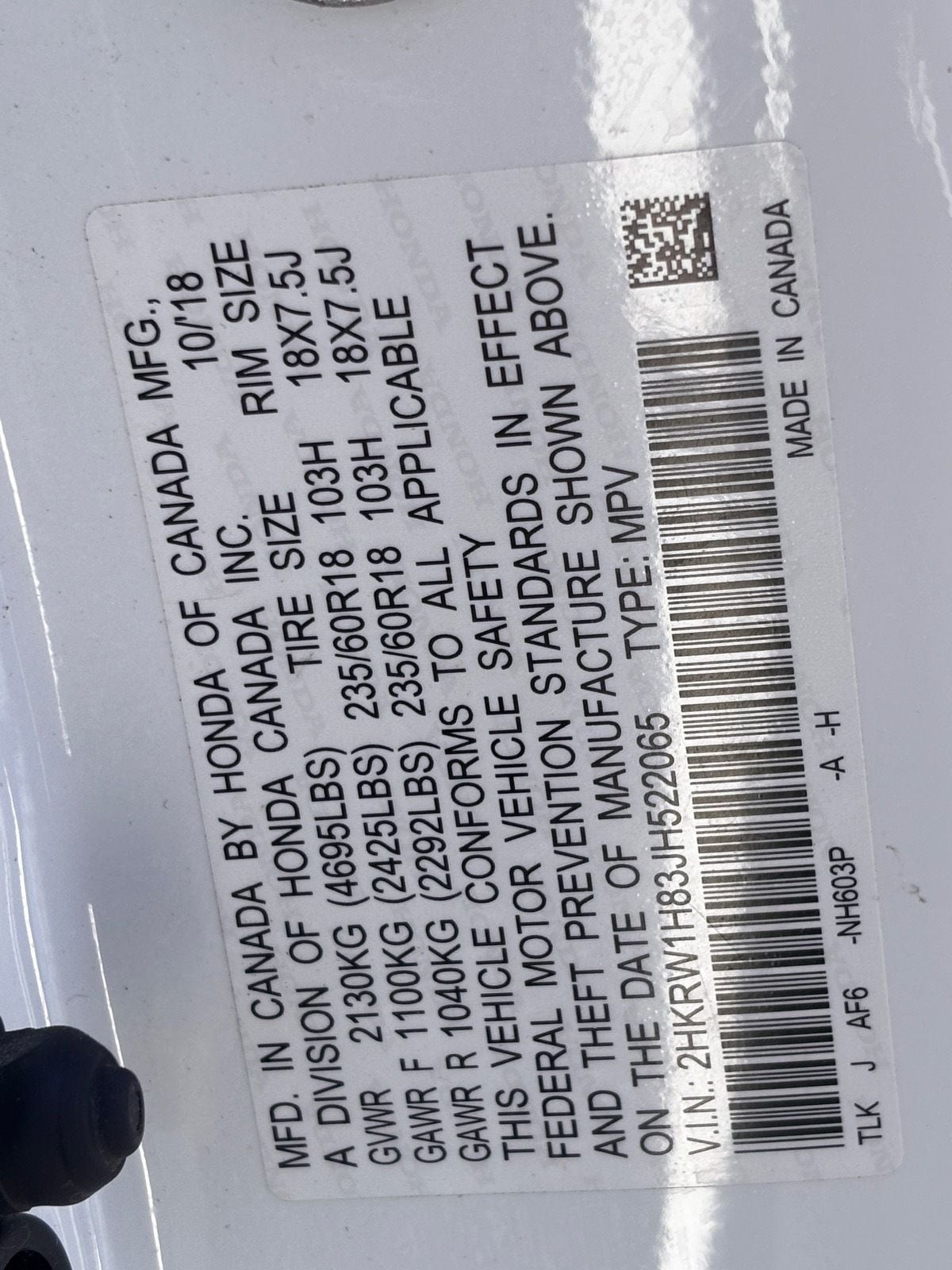 2018 Honda CR-V EX-L - Photo 32