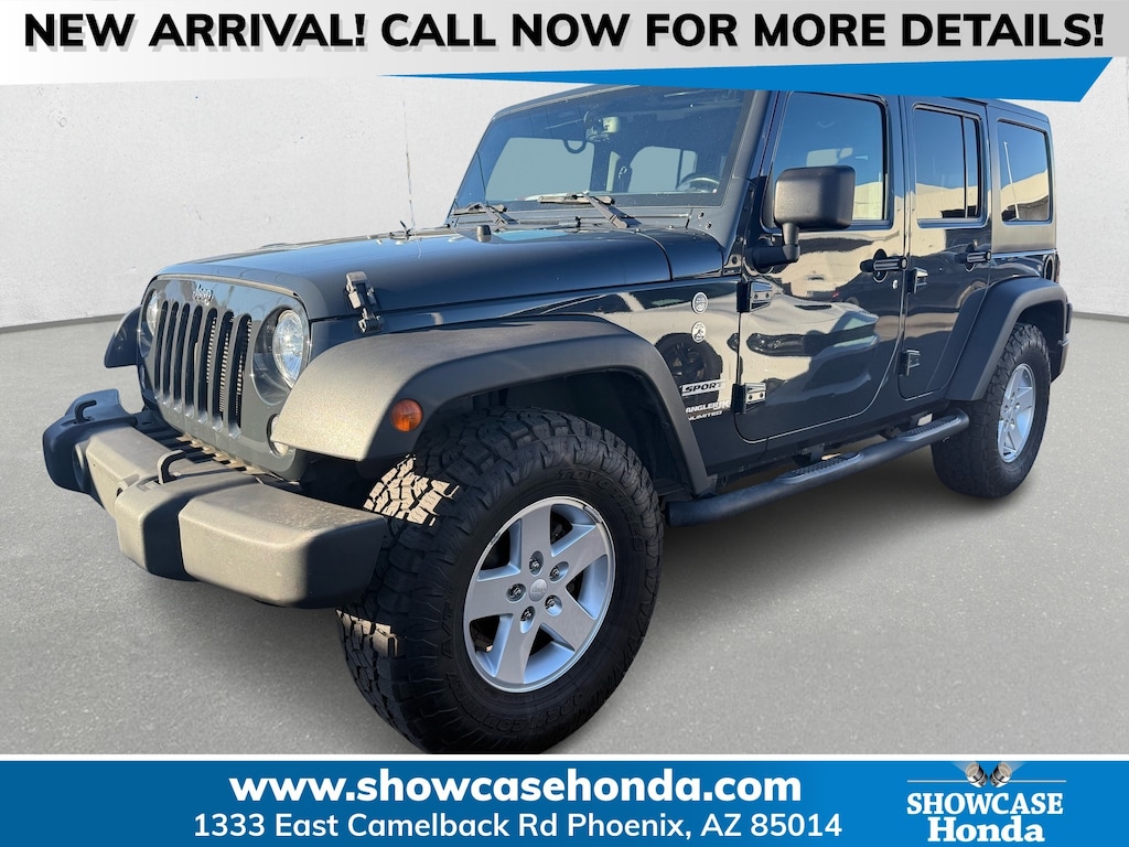 Used 2018 Jeep Wrangler JK Unlimited Sport 4x4 SUV