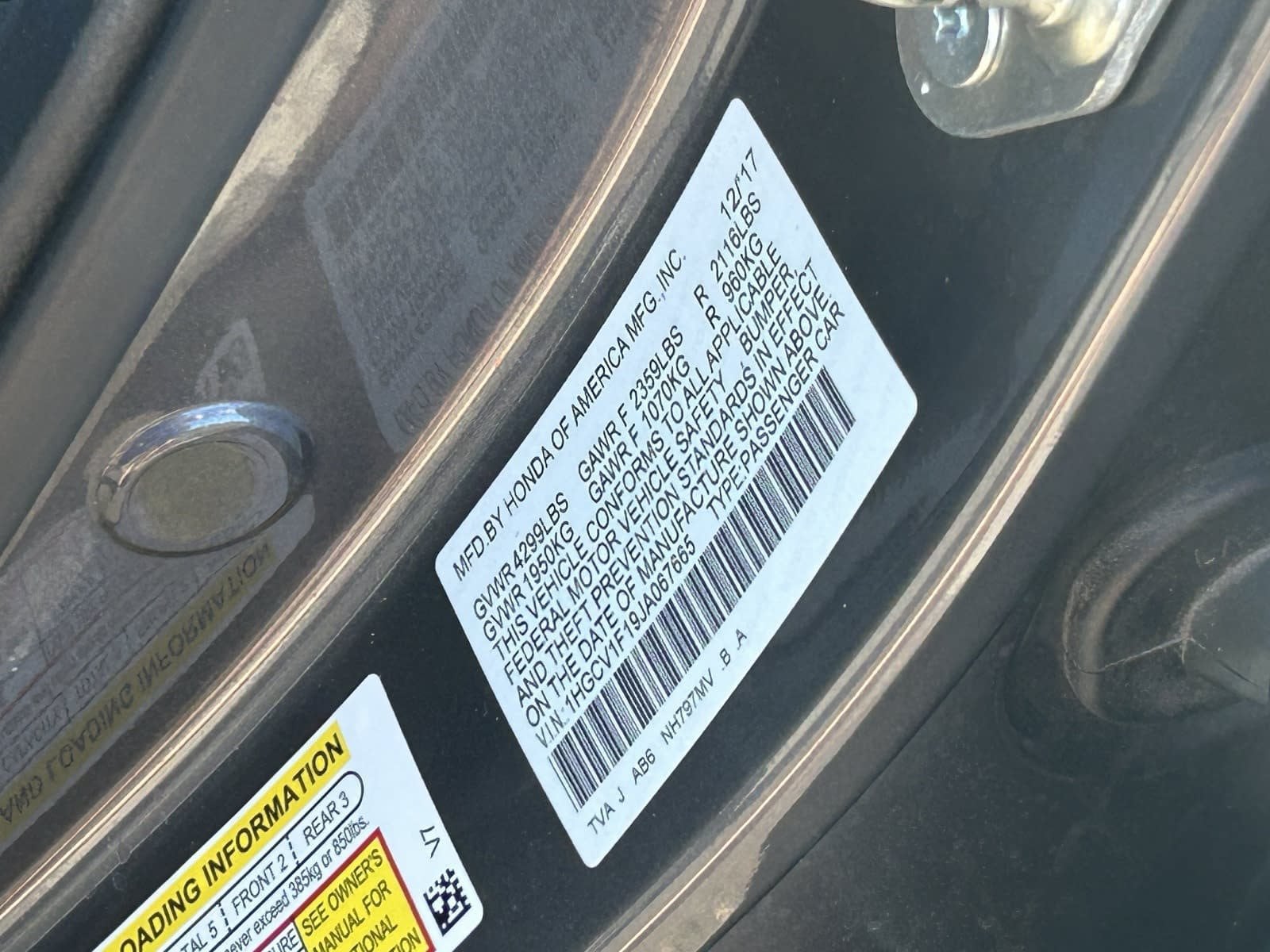 2018 Honda Accord LX - Photo 34