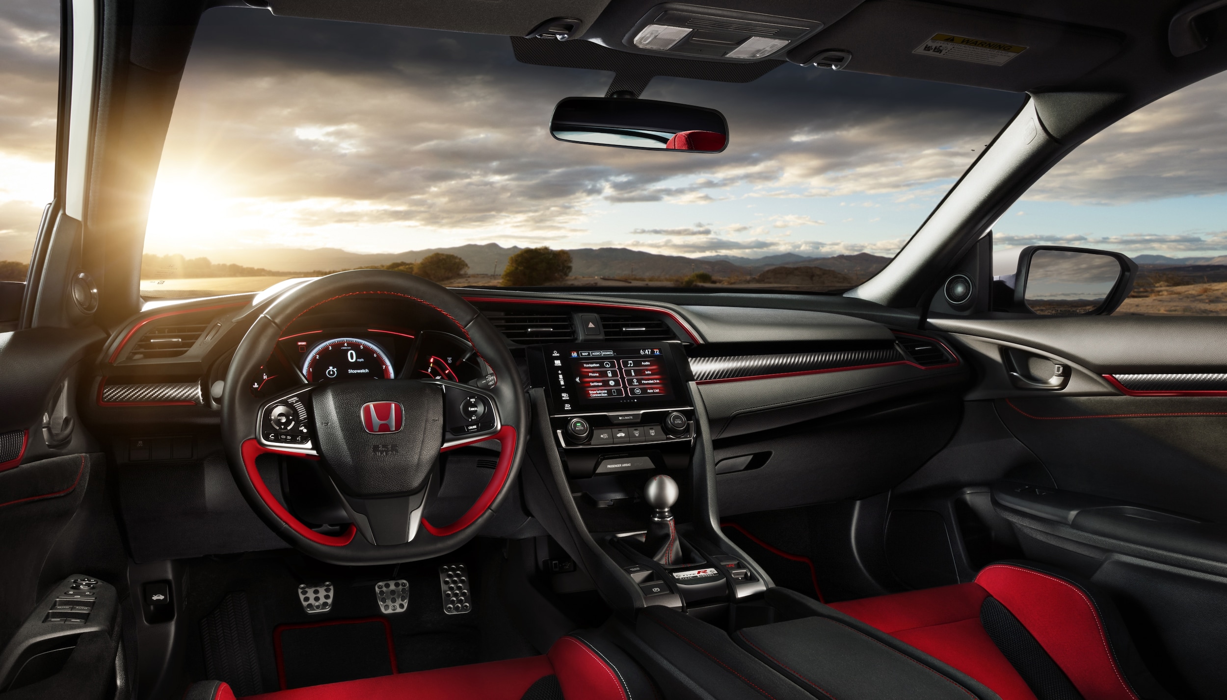 2017 Honda Civic Type R cabin