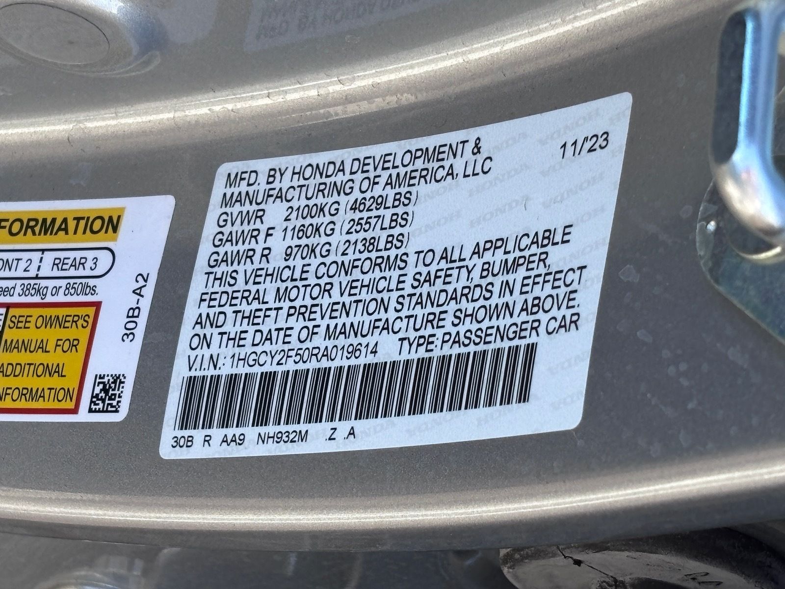 2024 Honda Accord Hybrid Sport - Photo 35