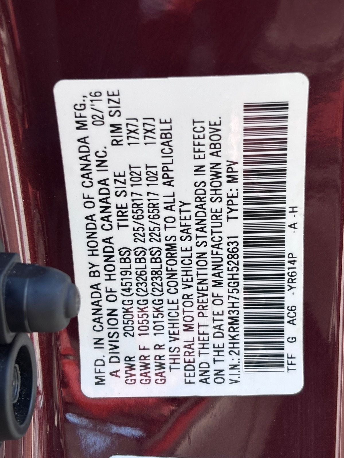 2016 Honda CR-V EX-L - Photo 35