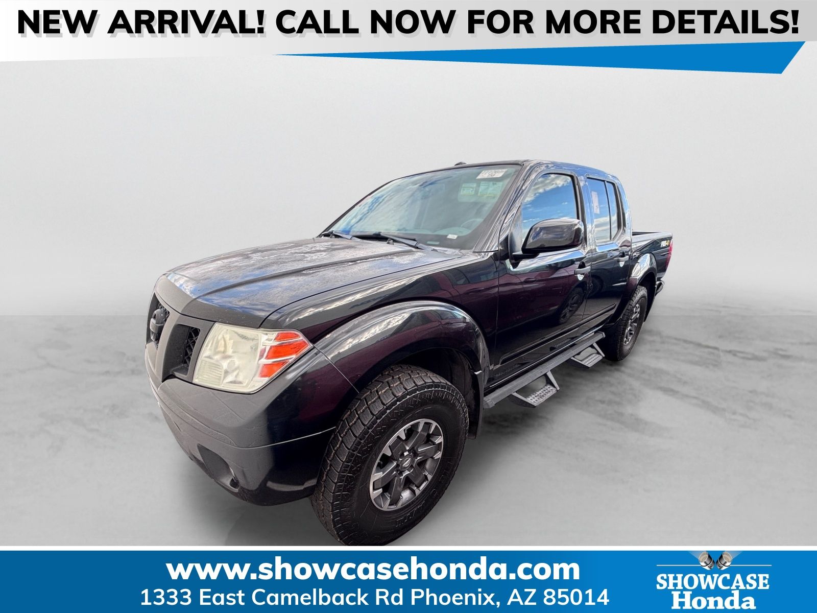 Gray (Magnetic Black) 2018 Nissan Frontier PRO-4X Crew Cab 4WD Pickup Truck Four-Wheel Drive 5-Speed Automatic Overdrive