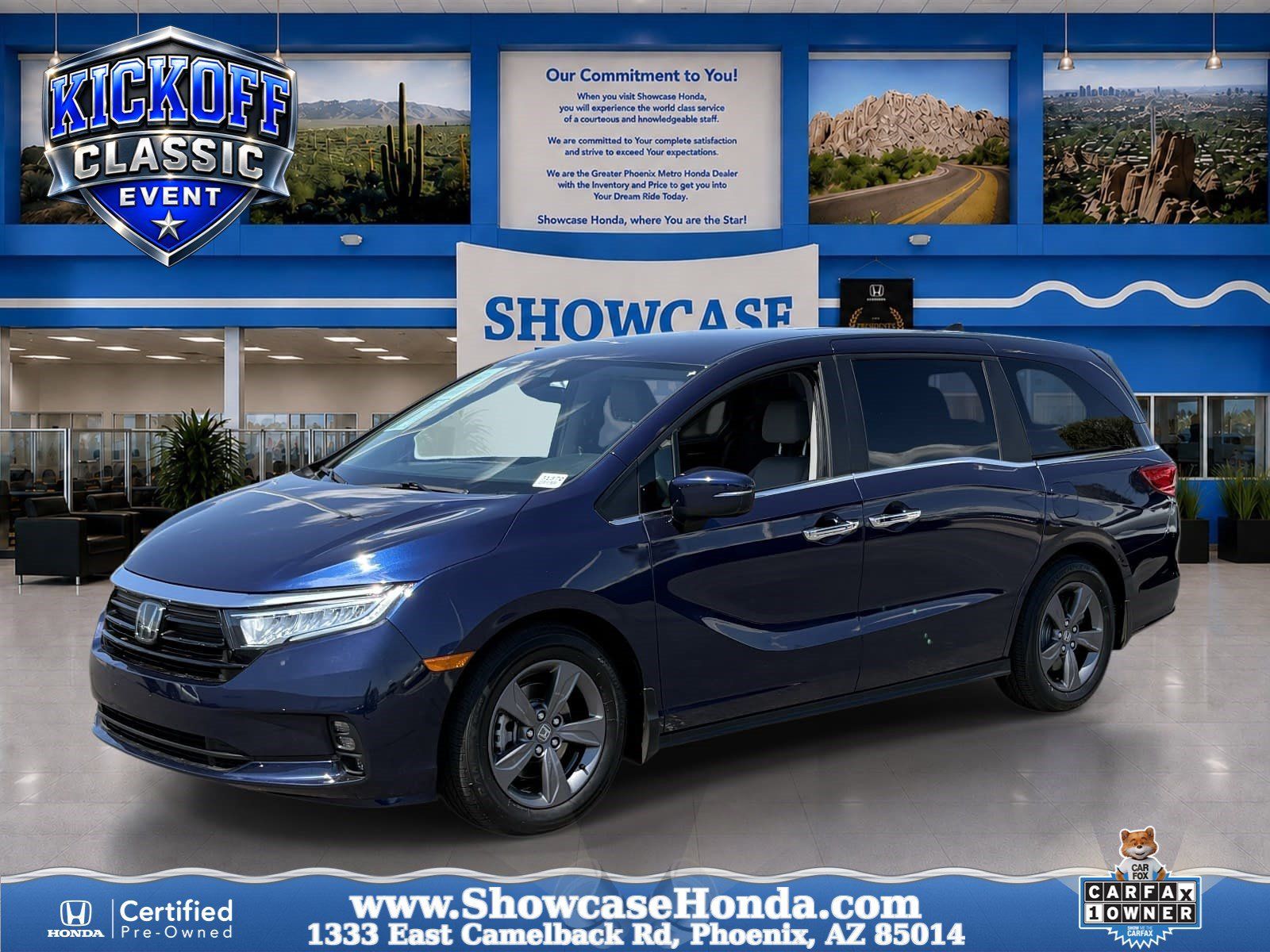 Black (Obsidian Blue Pearl) 2024 Honda Odyssey Minivan Front-Wheel Drive Automatic