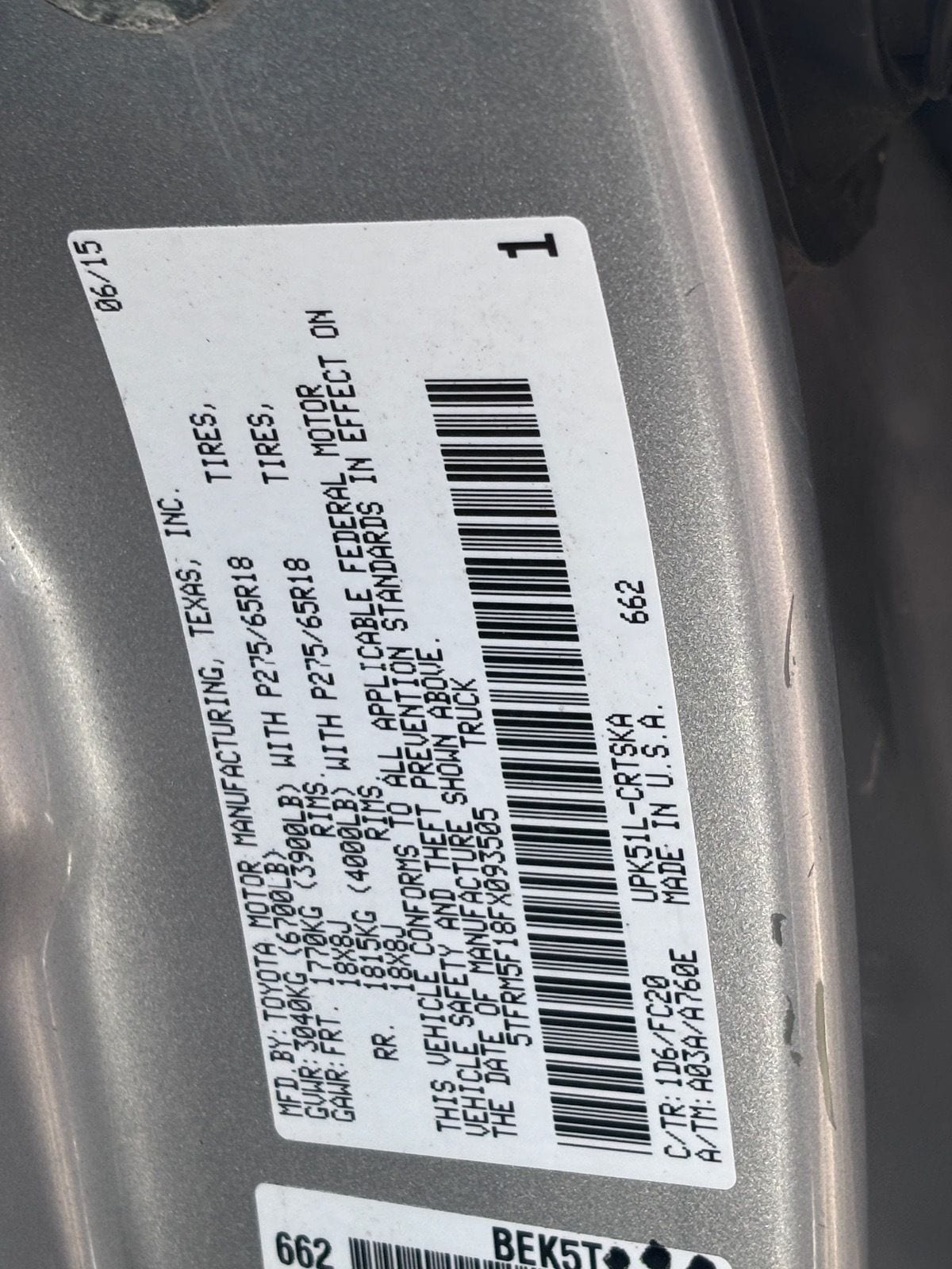 2015 Toyota Tundra SR5 - Photo 36