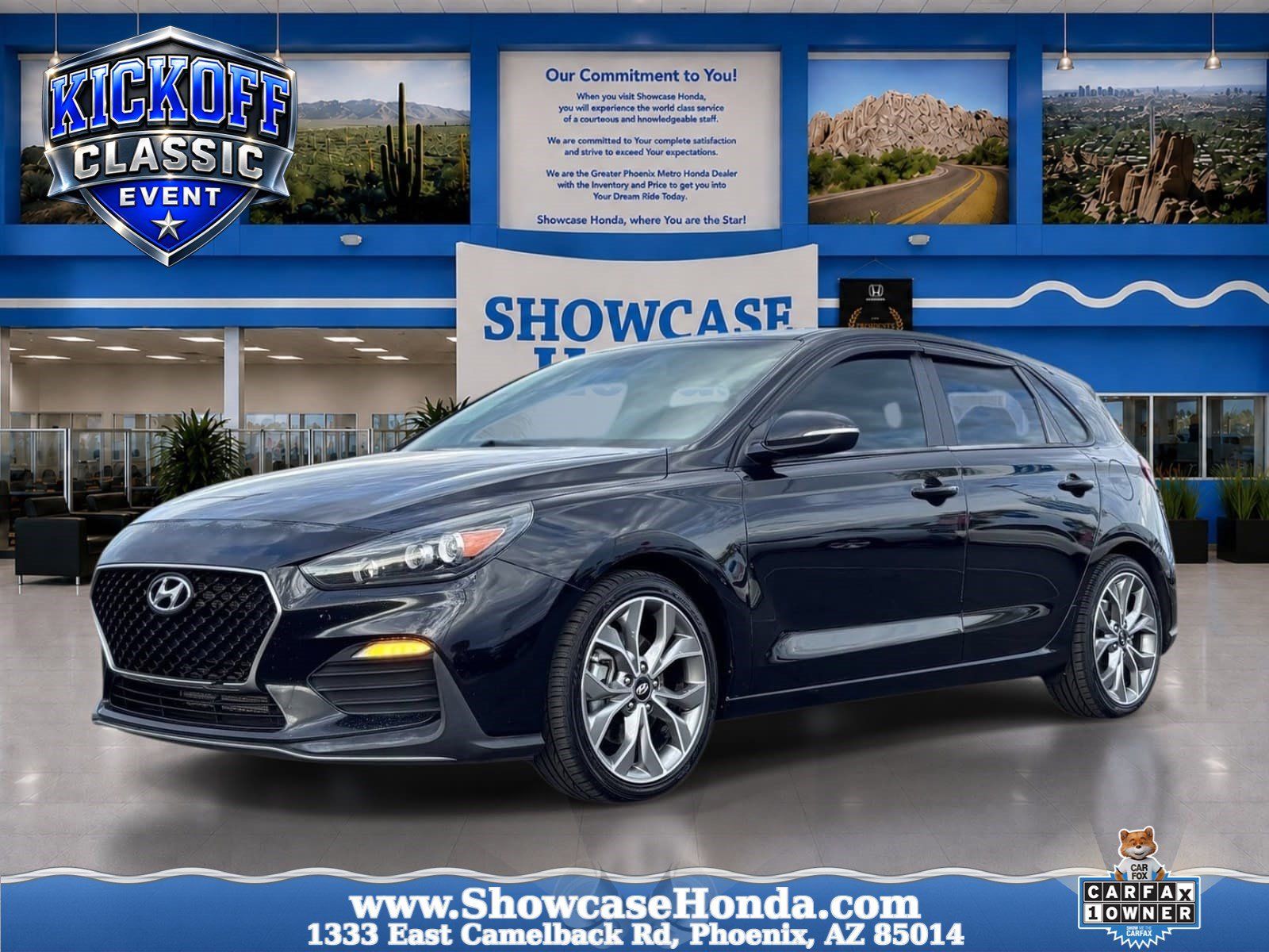 Black Noir Pearl 2020 Hyundai Elantra GT Hatchback Front-Wheel Drive Automatic