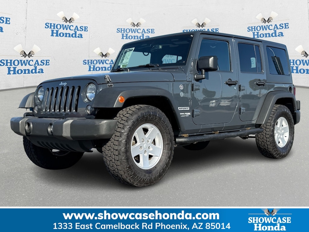 Used 2018 Jeep Wrangler JK Unlimited Sport 4x4 SUV