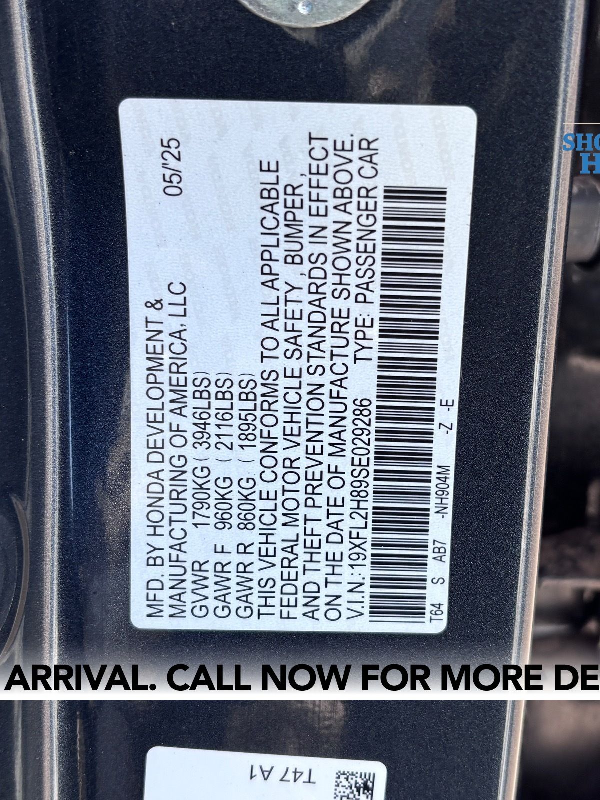 2025 Honda Civic Hatchback Sport - Photo 37