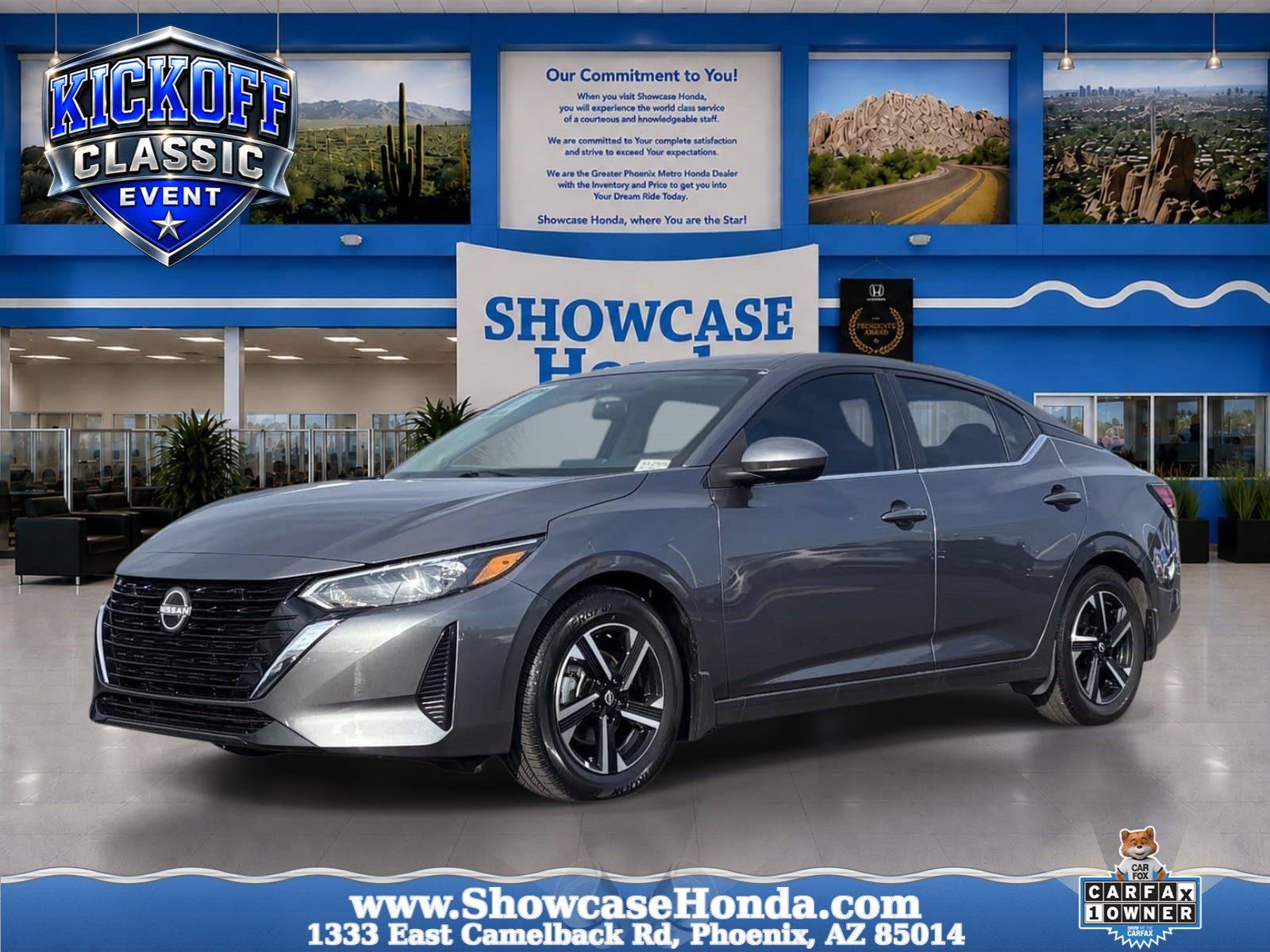 Gray (Gun Metallic) 2025 Nissan Sentra Sedan Front-Wheel Drive Continuously Variable Transmission