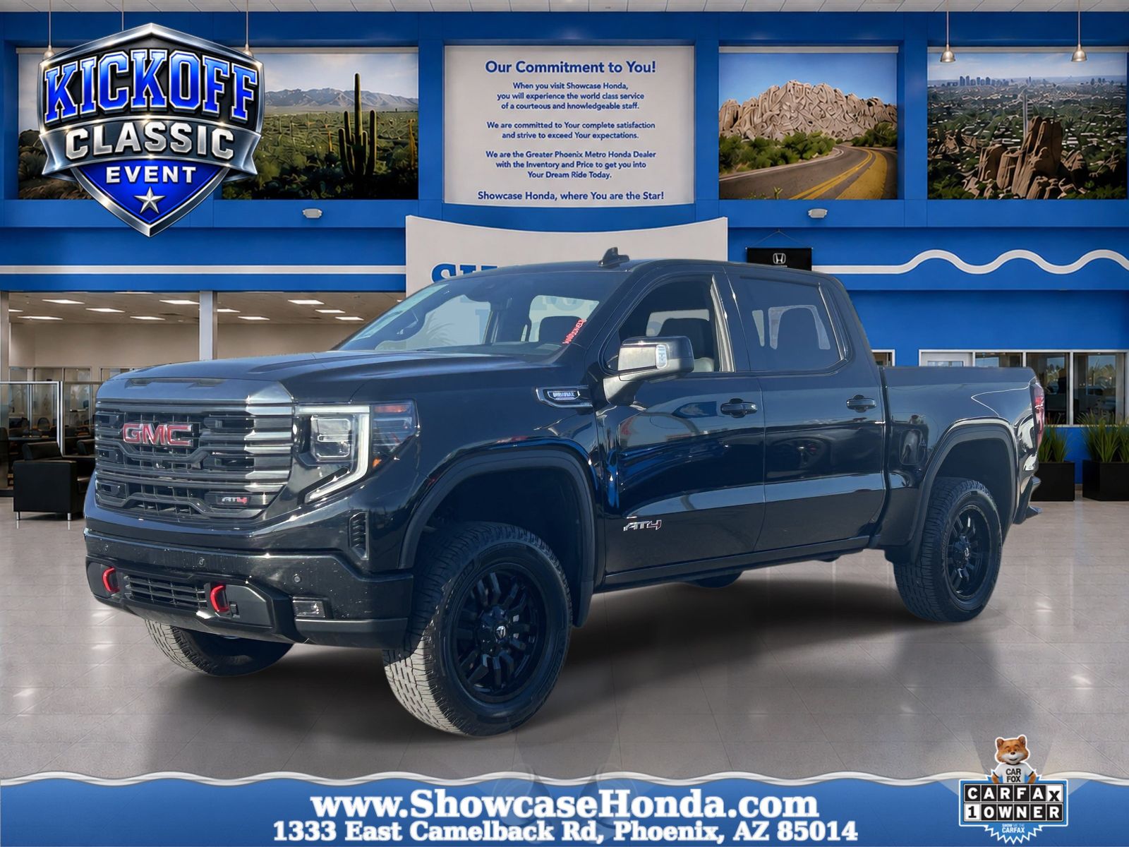 Onyx Black 2023 GMC Sierra 1500 Pickup Truck Four-Wheel Drive Automatic