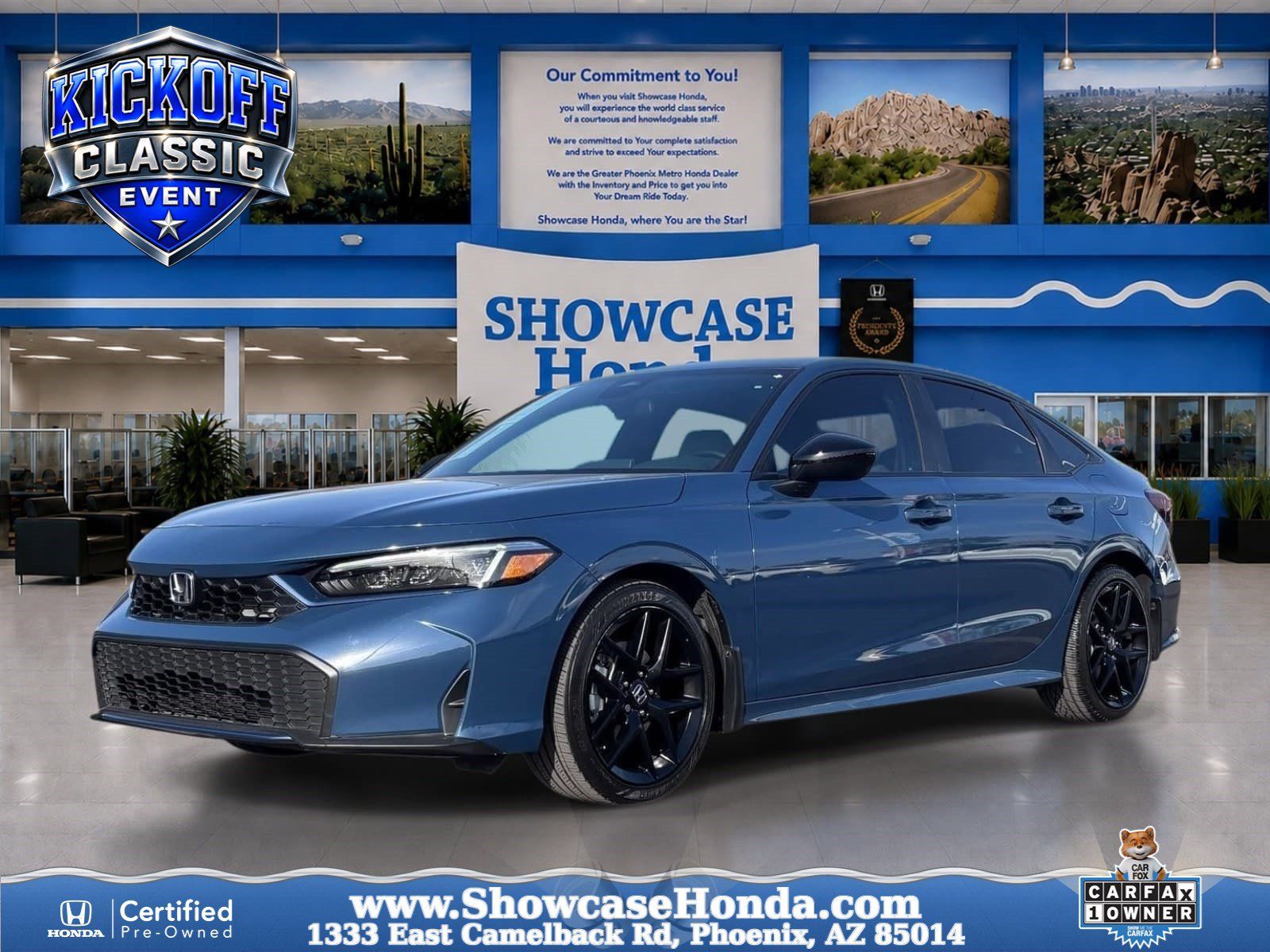 Blue Lagoon Pearl 2025 Honda Civic Hybrid Sedan Front-Wheel Drive Continuously Variable Transmission