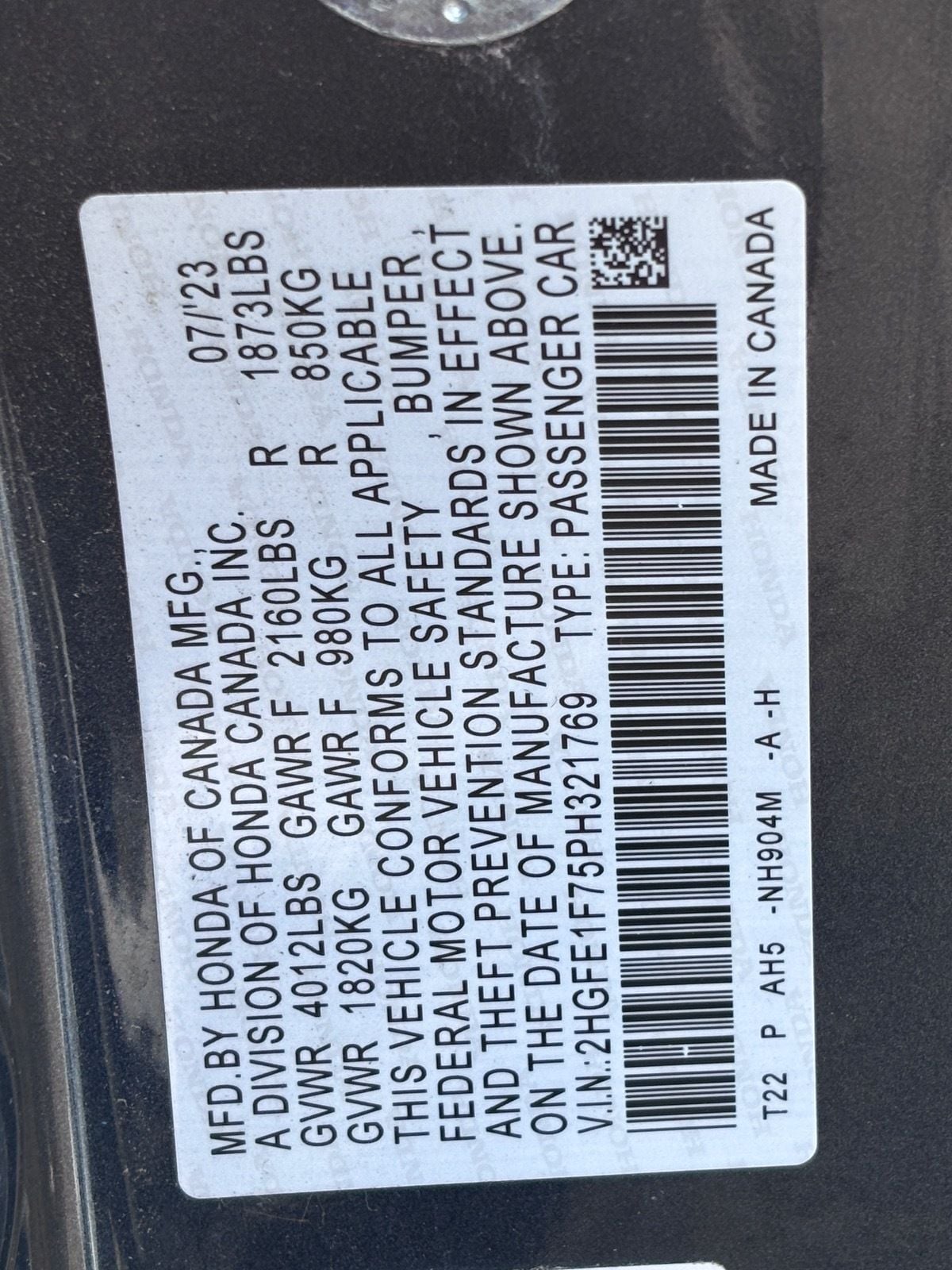 2023 Honda Civic EX - Photo 37