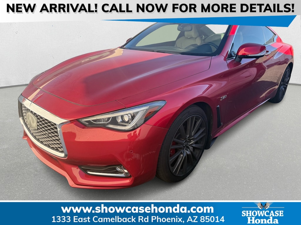 Used 2017 INFINITI Q60 3.0t Red Sport 400 Coupe