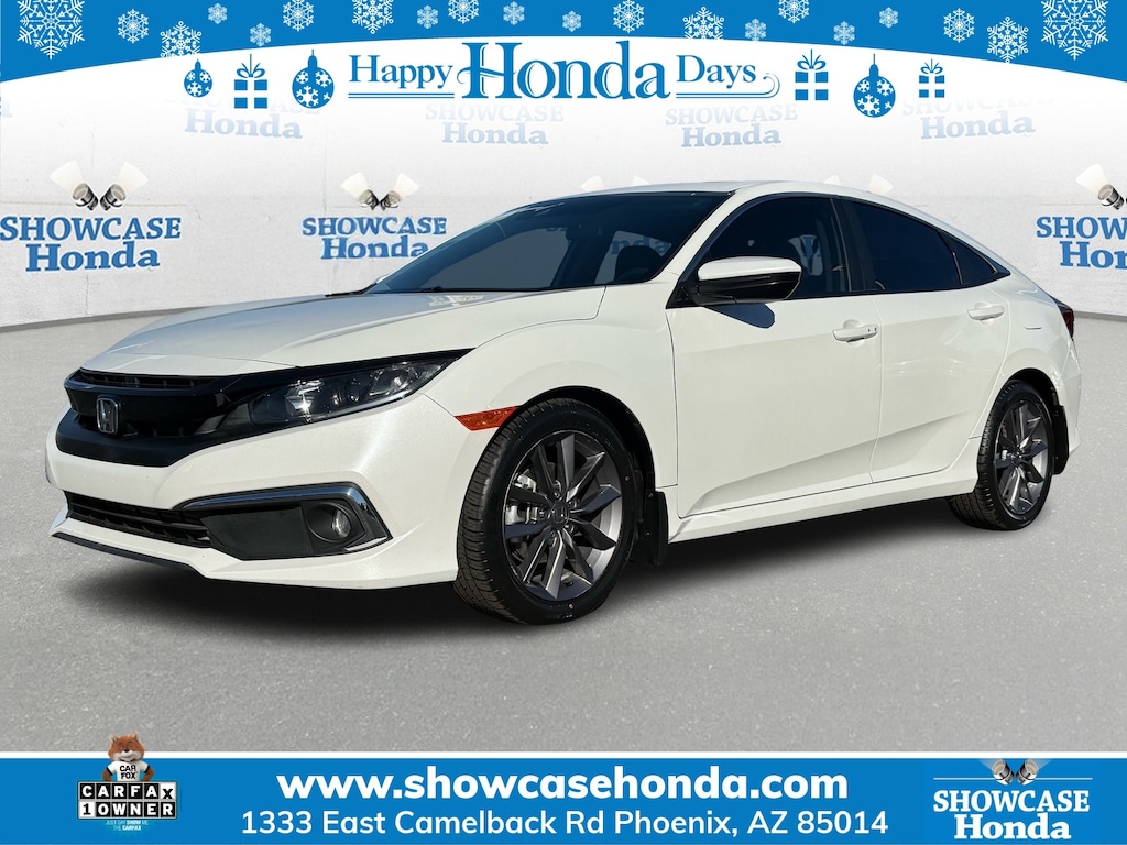 Certified 2020 Honda Civic EX Sedan