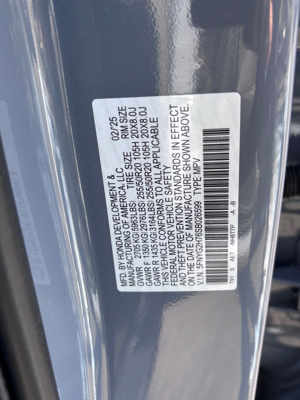 2025 Honda Pilot Touring - Photo 37