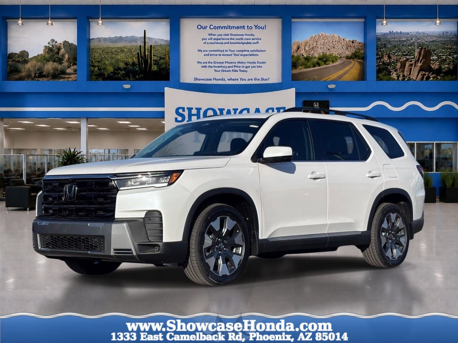 Platinum White Pearl 2026 Honda Pilot SUV / Crossover All-Wheel Drive Automatic