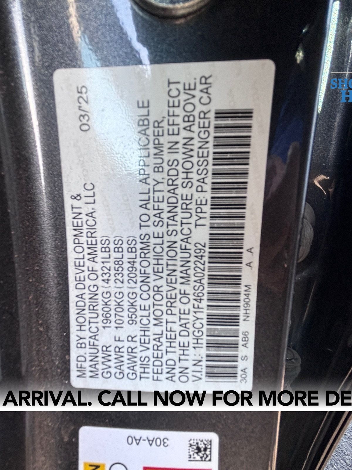 2025 Honda Accord SE - Photo 11