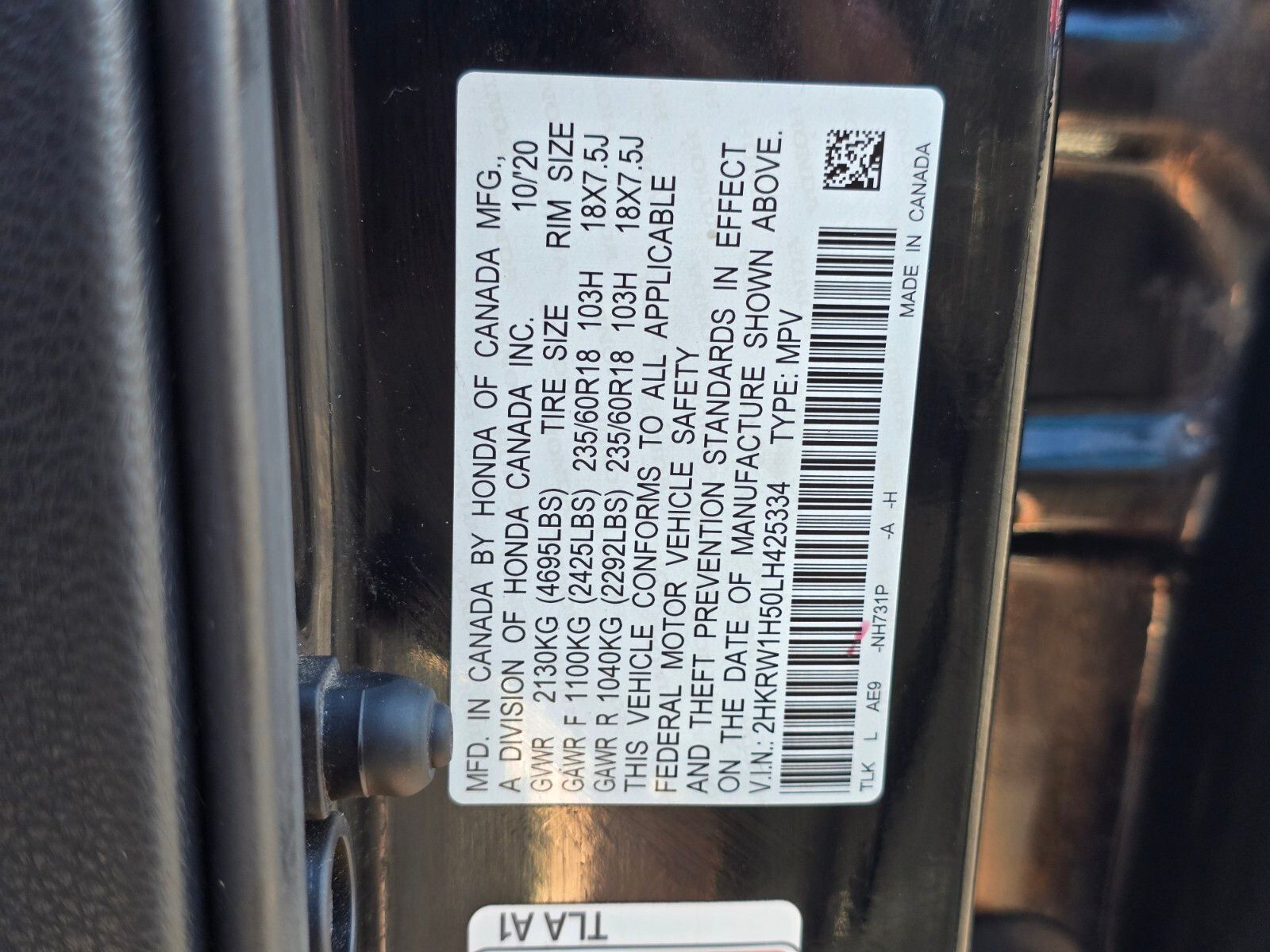 2020 Honda CR-V EX - Photo 34